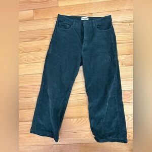 Studio Blue Corduroy Pants cropped